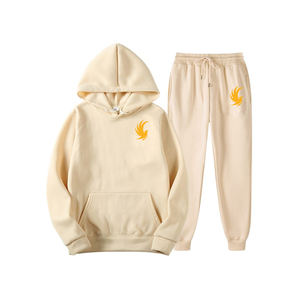 Ensemble de survêtement d'automne pour homme Pantalon de survêtement à capuche respirant de grande taille Costume décontracté deux pièces extensible dans les quatre sens - Product Image 4