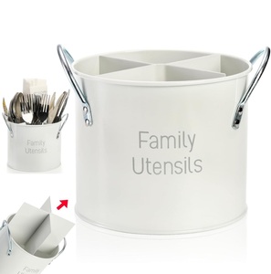 Soporte para utensilios de cocina de cobre martillado a la moda, carrito de herramientas de metal elegante para cucharas, espátulas, cucharones, organizador de almacenamiento para encimera - Product Image 5