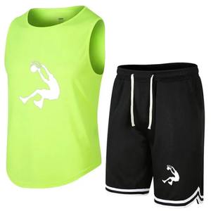 Basketball Double face portable hommes enfants maillots de basket-ball uniformes Double pont séchage rapide Sport enfants maillot de basket-ball - Product Image 3