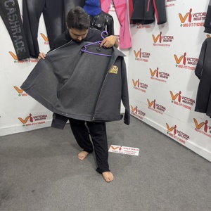 Vestes de travail en toile brodée épaisse, doublure en laine, style vintage décontracté, avec doublure en maille, pour printemps-été - Product Image 3