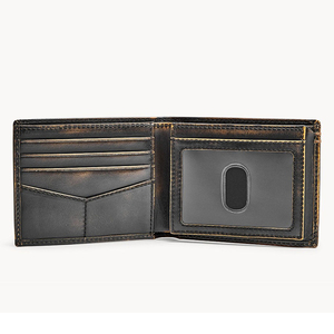 Nueva Cartera Corta para Hombre, Multifuncional, Vintage, Tarjetero, Monedero de Cuero PU, Cartera Delgada de Cuero para Hombre - Product Image 5