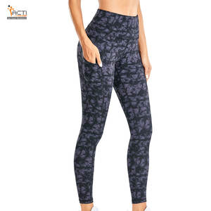 Leggings de entrenamiento de compresión de barriga de alta elasticidad para mujer, mallas de Yoga deportivas para levantar glúteos - Product Image 1