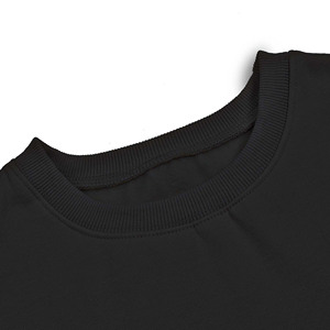 Sudaderas de mujer tejidas de colores sólidos y básicas de cuello redondo hechas a medida sudaderas de mujer de manga larga de gran tamaño para gimnasio al por mayor OEM - Product Image 5