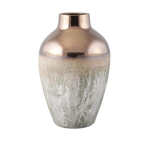 Best Selling QAMAR OVERSEAS Iron & Rustic Creative Modern Luxury Home Hotel Restaurant Wedding Decoration Floor Vase - Product Image 1