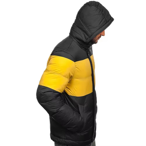 Vestes matelassées pour hommes, mode décontractée, streetwear, OEM, col montant à capuche, épaisses, chaudes pour l'hiver, séchage rapide, respirantes - Product Image 5