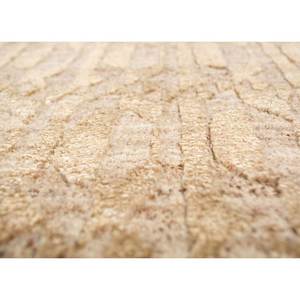 Aakar Kavi Eskm-11 Ivory Hand Knotted Wool Bamboo Silk <b>Rug</b> 10mm Thick Rectangular Abstract Pattern for Home Living Handmade PVC - Product Image 3