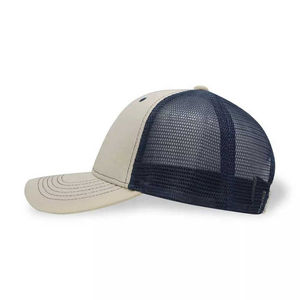 Venta al por mayor de malla de algodón de Hip Hop, gorra de camionero en blanco negro de béisbol logotipo personalizado impresión gorra hecha en Pakistán - Product Image 1