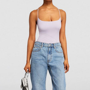 Body con logotipo personalizado al por mayor, mono con nuevo diseño sin costuras para mujer con logotipo personalizado a la venta en línea - Product Image 5