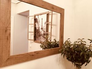 Marco de Espejo de Madera Dura Hecho a Mano |   Calidad Premium |   Pedidos al por Mayor - Product Image 1