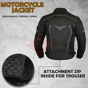 Chaqueta de Motociclismo FLASH GEAR, Resistente, Transpirable, para Todas las Estaciones, para Adultos, Color Personalizado, Impermeable, con Protección Completa - Product Image 5