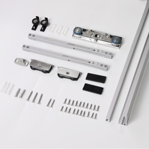 Sistema <span class=keywords><strong>de</strong></span> <span class=keywords><strong>Puertas</strong></span> Corredizas Flotantes <span class=keywords><strong>de</strong></span> <span class=keywords><strong>Madera</strong></span> Sólida Moderna con Herrajes Ocultos <span class=keywords><strong>para</strong></span> Decoración <span class=keywords><strong>de</strong></span> Interiores <span class=keywords><strong>de</strong></span> Cocina, Sala <span class=keywords><strong>de</strong></span> Estar y Dormitorio - Product Image 6