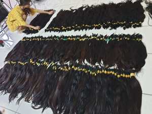 100% cheveux humains crus de bébé, les meilleurs cheveux pour la décoloration, prix de gros à partir de 300 grammes - Product Image 5