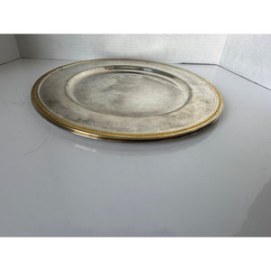 Manteles individuales redondos y placas de cargador Placas de cargador de diseñador de plata de Calidad exclusiva para bodas y cualquier otro uso de ocasión - Product Image 3