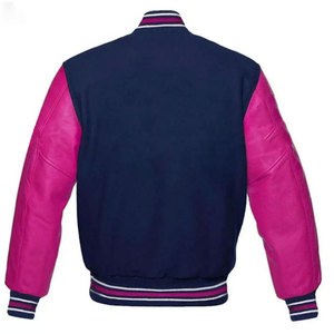 Nueva chaqueta con mangas de cuero con estilo para hombre, chaquetas de hombre de diferentes colores, las mejores chaquetas Varsity con mangas de cuero de lana con estilo para hombre - Product Image 5