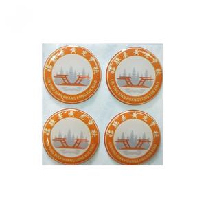 Autocollants en résine époxy transparente en gel, impression de logo 3D en relief, étiquettes personnalisées en plastique pour la vente en gros - Product Image 2