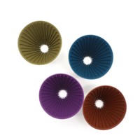 Ensemble de filtre à café pliable en silicone de qualité alimentaire, écologique et portable, résistant aux chocs, grande capacité de 600-900 ml, idéal pour le camping