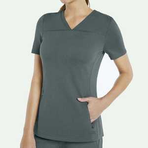 Ensembles de gommages d'hôpital de grande taille uniforme d'infirmière Fit Scrubs femmes Spandex ensemble de gommages d'allaitement médical - Product Image 4