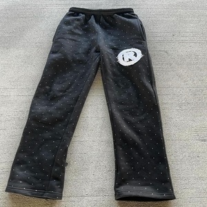 100% Cotton <b>Winter</b> Solid Tracksuit with High Quality Cotton Regular Fit Distressed Embroidery Unisex - Product Image 3