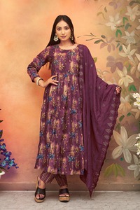 Personalizable tradicional indio Georgette bordado trabajo Anarkali Lehenga Choli diseñador Dupatta boda traje Sexy fiestas - Product Image 5