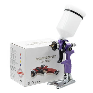 2025 nouveauté bleu HVLP 1.3 taille de buse peinture haute efficacité pistolet à Air alimentation par gravité OEM personnalisable - Product Image 2