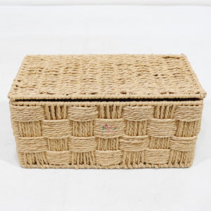 Artex Dong Thap Paniers de rangement en osier pour corde de papier Coffrets cadeaux faits à la main pour l'organisation de la maison et du bureau - Product Image 4