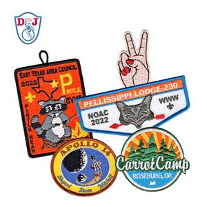 Nhà máy trực tiếp tùy chỉnh thực hiện thêu trại nút vòng lặp vá cậu bé trinh sát đồng phục phụ kiện tổ chức sự kiện công đức vá - Product Image 3