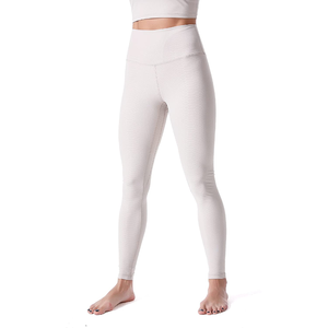 Mallas de mujer de alta calidad mezcla de algodón Slim Fit OEM pantalones de Yoga personalizados ropa deportiva al por mayor para entrenamiento y entrenamiento - Product Image 3