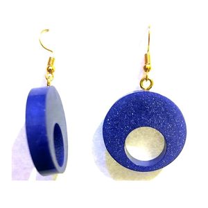 Wholesale Exquisite Vintage Heart Style <b>Resin</b> and Shell <b>Earrings</b> Hypoallergenic <b>Resin</b> Stud <b>Earrings</b> For Women BY HF CRAFTS - Product Image 3