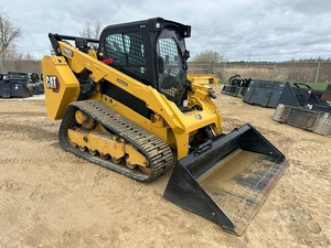 รถตักล้อยาง CAT 299D3 แบบตีนตะขาบขนาดเล็ก พร้อมบุ้งกี๋ สำหรับงานก่อสร้าง งานฟาร์ม และงานในสวน - Product Image 2