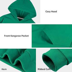 Sudadera con Capucha para Niños de Tacto Suave 100% Poliéster con Costuras Duraderas para Otoño, Uso Prolongado y Juego Activo - Product Image 3