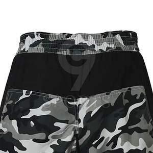 กางเกงขาสั้นออกกำลังกายสำหรับผู้ชายแบบสั่งตัดเอวยางยืดแบบลำลองลายพื้น BJJ NO GI grappling - Product Image 5