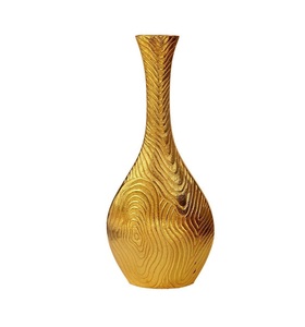 Vase à fleurs au sol en métal élégant et moderne Pots à fleurs et vases en métal aux prix de gros pour la décoration de mariage d'hôtel à la maison - Product Image 2