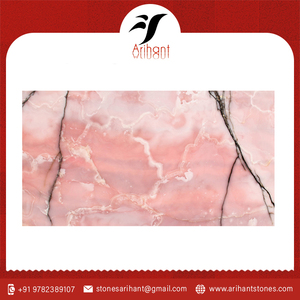 Pierre de marbre onyx rose naturel pour revêtement de sol, revêtement mural et plans de travail au prix le plus bas - Product Image 6