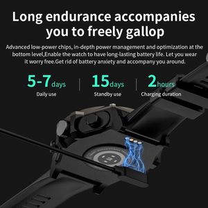 Lokmat Time <span class=keywords><strong>GT</strong></span> <span class=keywords><strong>2</strong></span> in 1 สมาร์ทวอท์ชพร้อมหูฟัง TWS BT โทรฟิตเนสติดตามเครื่องวัดอัตราการเต้นของหัวใจนาฬิกาอัจฉริยะสําหรับโทรศัพท์สมาร์ท - Product Image 5