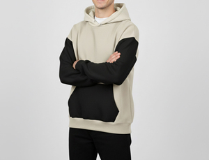 Sweat-shirt à col rond ample à épaules tombantes imprimé avec un logo personnalisé multicolore pour hommes, sweats à capuche pour couples et enfants - Product Image 4