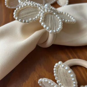 Napkin Rings, Rattan Napkin Rings, Wicker Napkin Rings, Table Decor - Product Image 1