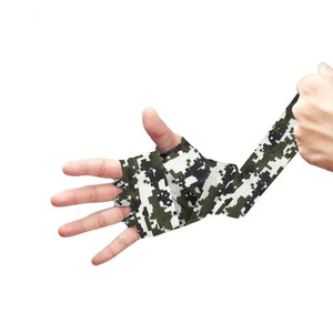 Muñequeras Antideslizantes de Alta Calidad con Soporte para el Pulgar, Diseño Veraniego para Cross Training y Levantamiento de Pesas (Poliéster y Algodón) - Product Image 2