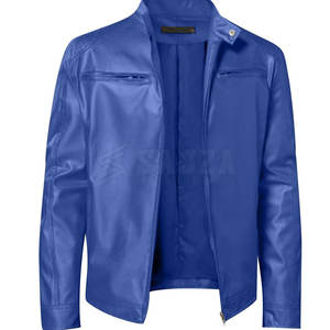 Veste en cuir de haute qualité Logo personnalisé Veste d'hiver Vêtements de mode Veste en cuir pour hommes - Product Image 2