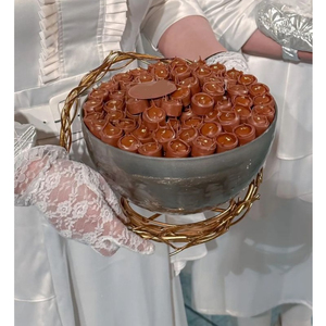 Hotels And <b>Weddings</b> For Dessert Sweets Server Bowl New Antique Eco-Friendly Gold Metal <b>Chocolate</b> Serving Bowl Factory Price - Product Image 6