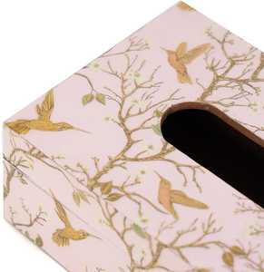 Boîte à mouchoirs en résine pour usage intérieur et extérieur pour ferme ménage MDF émail résine pour salon chambre décor serviettes stockage - Product Image 1