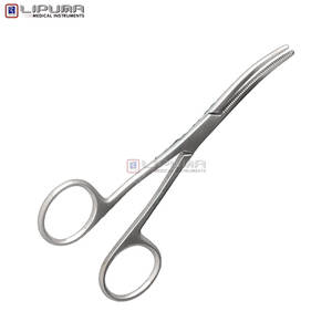 คีมหนีบผ้าก๊อซสแตนเลสเกรดผ่าตัด ไบรอันท์ 13 ซม. - ได้รับการรับรองมาตรฐาน CE ระดับเครื่องมือแพทย์คลาส 1 รับประกัน 5 ปี ความปลอดภัย MOL - Product Image 1