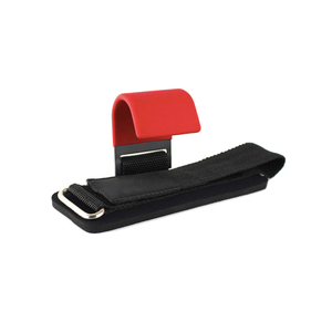 Poignées de gymnastique d'entraînement de forme physique en néoprène promotionnelles crochets d'haltérophilie robustes avec support de poignet - Product Image 5