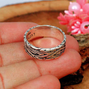 แหวนนิ้วหัวแม่มือสร้อยข้อมือลูกปัดเงินแท้สำหรับ92.5ขายส่ง - Product Image 2