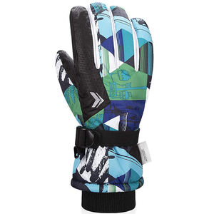 Prix de gros Gants de ski en cuir Écran tactile Gants de ski snowboard d'hiver pour unisexe Durable Respirant pour les sports de neige OEM - Product Image 2