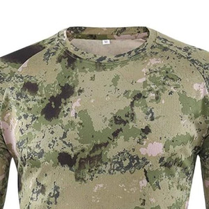 Camiseta Deportiva de Compresión de Manga Larga para Hombre, Cuello Redondo, Corte Holgado, Secado Rápido, Tejido Deportivo, Ecológico, Transpirable, Poliéster - Product Image 6