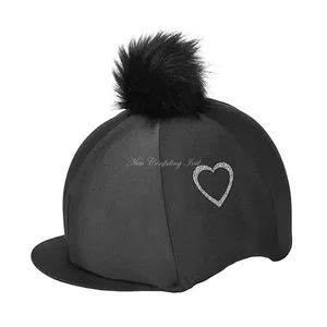 Chapeau de randonnée avec logo personnalisé, capuchon pom, superbe, de qualité supérieure, vêtement d'équitation
