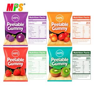 MPS Peelable Gummy Sweet Soft Jelly Fruit Peeling Mango Gummies Candy Fun & Viral OEM Candy para supermercados - Product Image 2