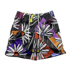 Customizable private label high quality unisex mens mesh shorts manufacturer <b>polyester</b> sublimation custom logo board mesh shorts - Product Image 6