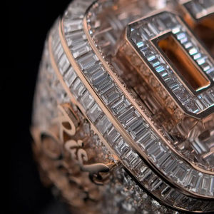 Personalizado diseño de moda Iced Out 925 Baguette Cut Moissanite Diamond Hip Hop Ring para hombres - Product Image 5