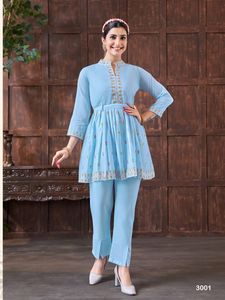 ชุดเคอร์ติและกางเกงคอตตอนสำหรับผู้ใหญ่ชุดเสื้อผ้าสำหรับใส่ทำงาน - Product Image 3